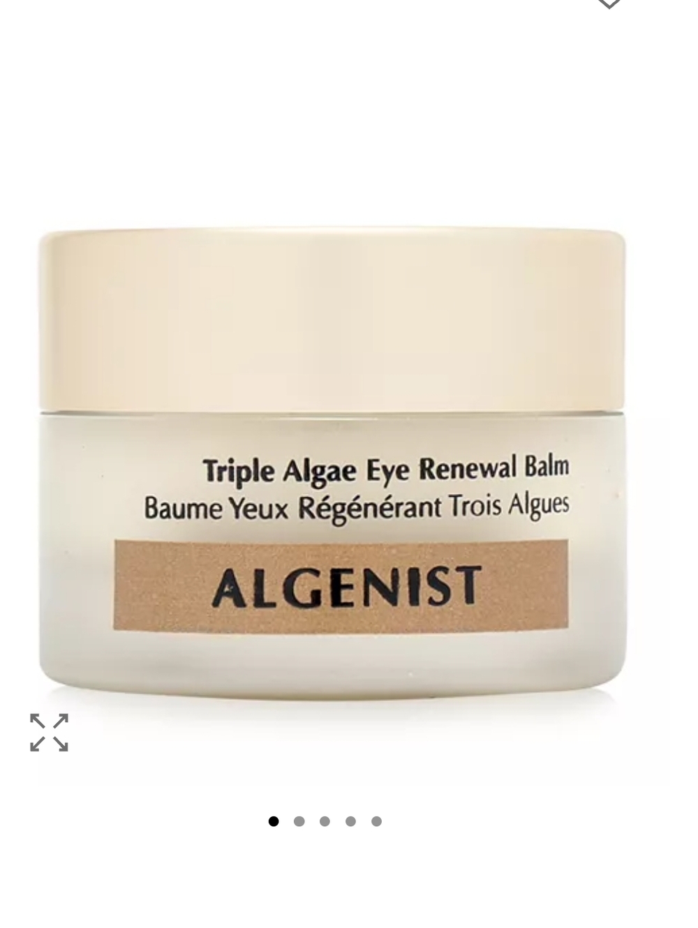 Algenist Triple Algae Eye Renewal Balm 0.5 Oz 15ml New Sealed In Box